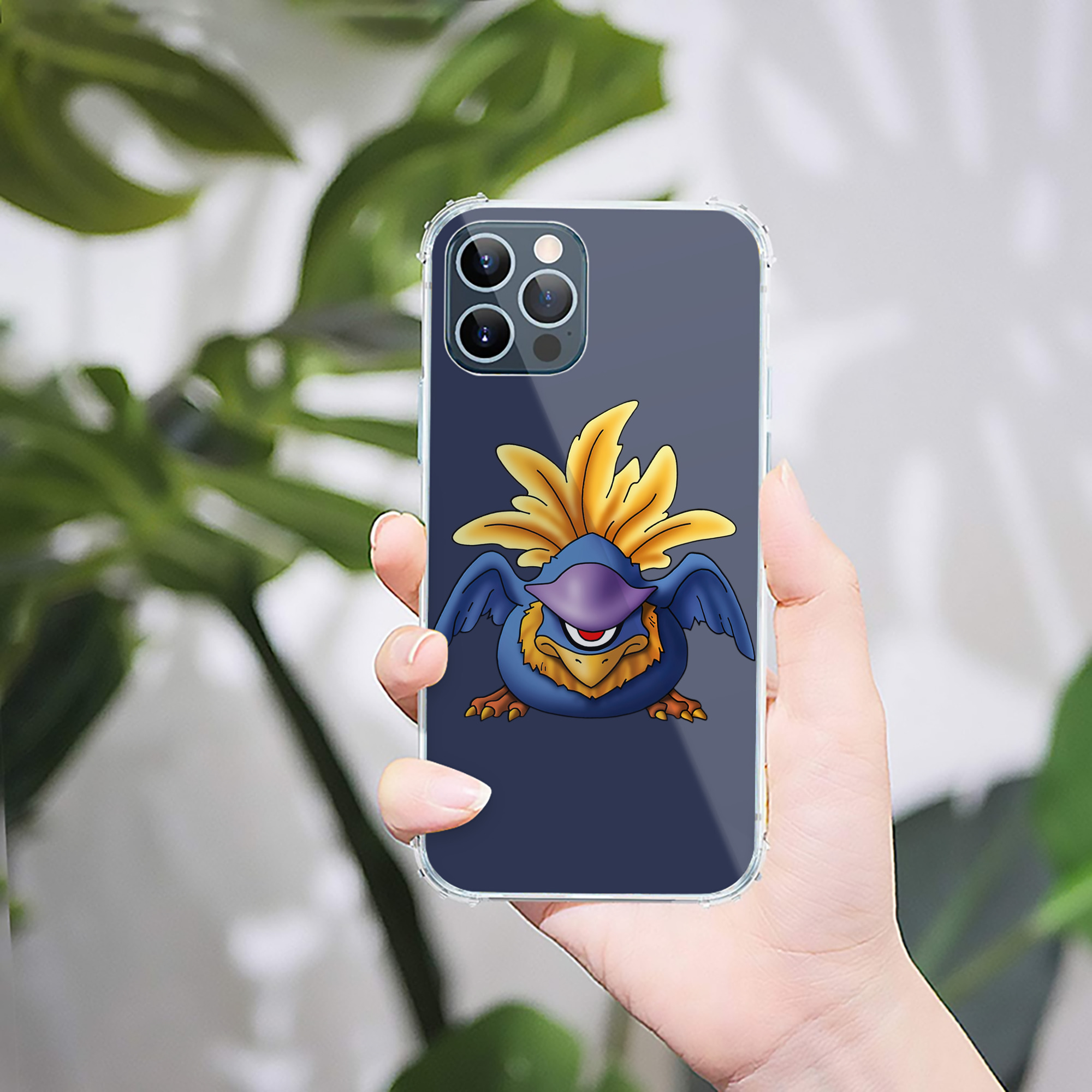 （画像用） ドラゴンクエスト Doragon Kuesuto Dragon Quest 【iPhone 12シリーズ対応】透明スマホケース（クリアソフトケース）
